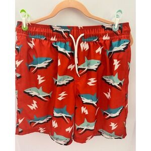 Sovereign Code Swimsuit - Red with Sharks - Size M